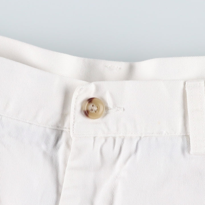 Ralph Lauren POLO RALPH LAUREN CLASSIC FIT Chino Shorts, Men's, Size W34 cotton white type Vintage Second Hand