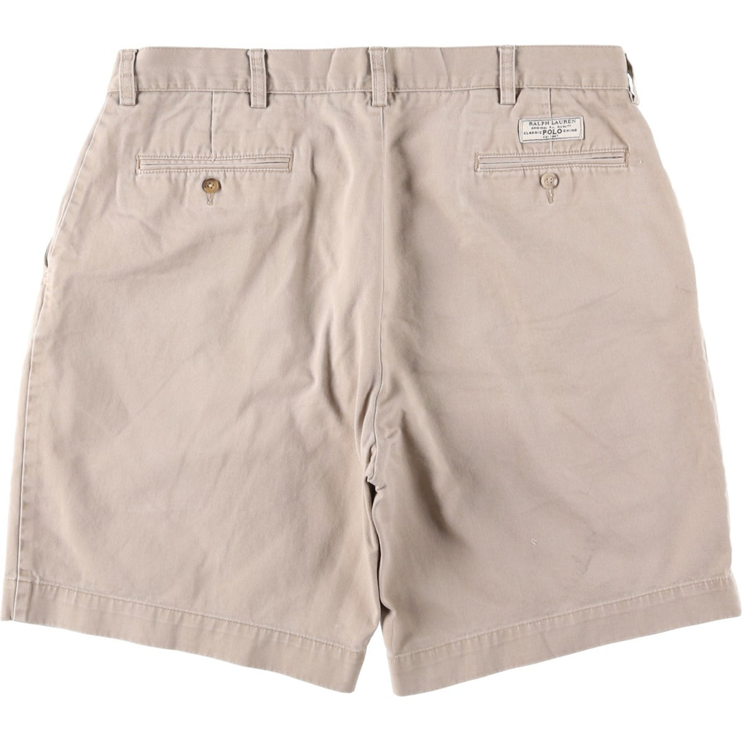 Ralph Lauren POLO by Ralph Lauren PROSPECT SHORT Chino shorts Short pants Men's w36 equivalent cotton Beige type Vintage Second Hand