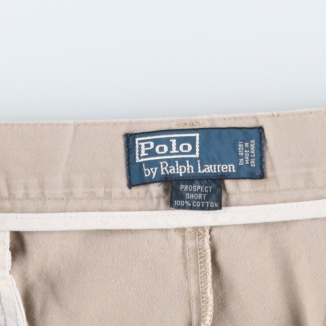 Ralph Lauren POLO by Ralph Lauren PROSPECT SHORT Chino shorts Short pants Men's w36 equivalent cotton Beige type Vintage Second Hand