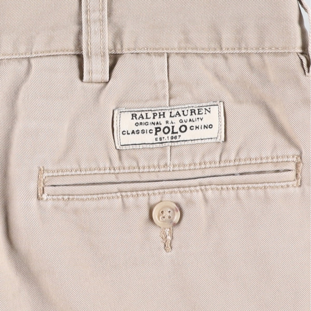 Ralph Lauren POLO by Ralph Lauren PROSPECT SHORT Chino shorts Short pants Men's w36 equivalent cotton Beige type Vintage Second Hand