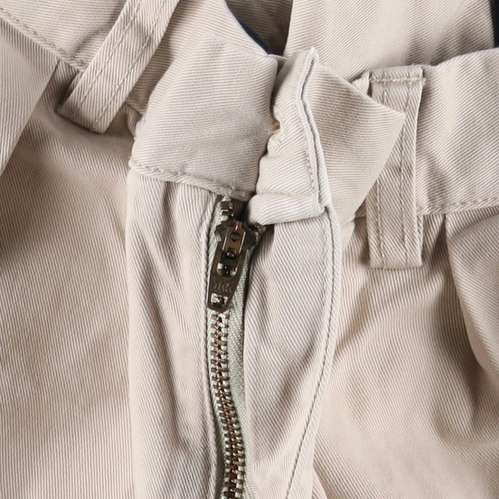 Ralph Lauren CLASSIC FIT PLEATED 9" Two-Pleat Chino Shorts (Men's W36 equivalent) cotton Beige type Vintage Second Hand