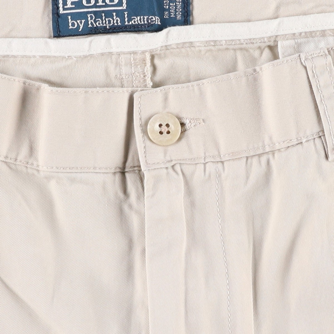 Ralph Lauren POLO by Ralph Lauren Chino Shorts Shorts Men's W36 cotton Beige type Vintage Second Hand