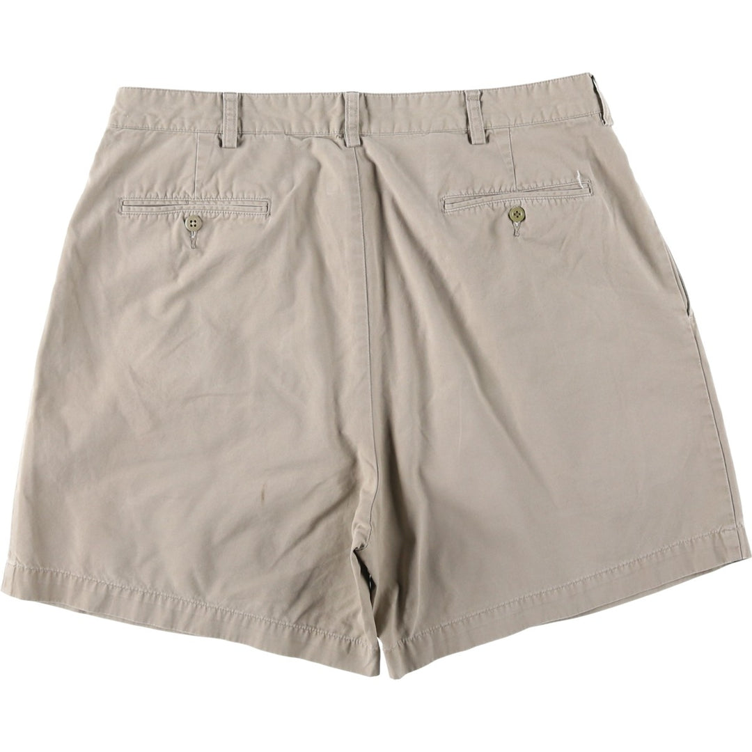 Ralph Lauren POLO by Ralph Lauren Two-pleat Chino Shorts Shorts Men's W35 equivalent cotton Beige type Vintage Second Hand