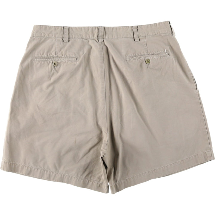 Ralph Lauren POLO by Ralph Lauren Two-pleat Chino Shorts Shorts Men's W35 equivalent cotton Beige type Vintage Second Hand