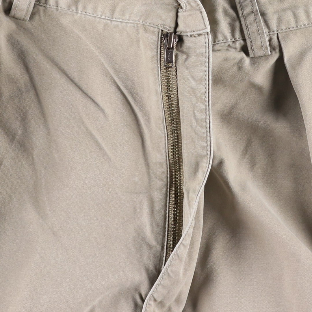 Ralph Lauren POLO by Ralph Lauren Two-pleat Chino Shorts Shorts Men's W35 equivalent cotton Beige type Vintage Second Hand