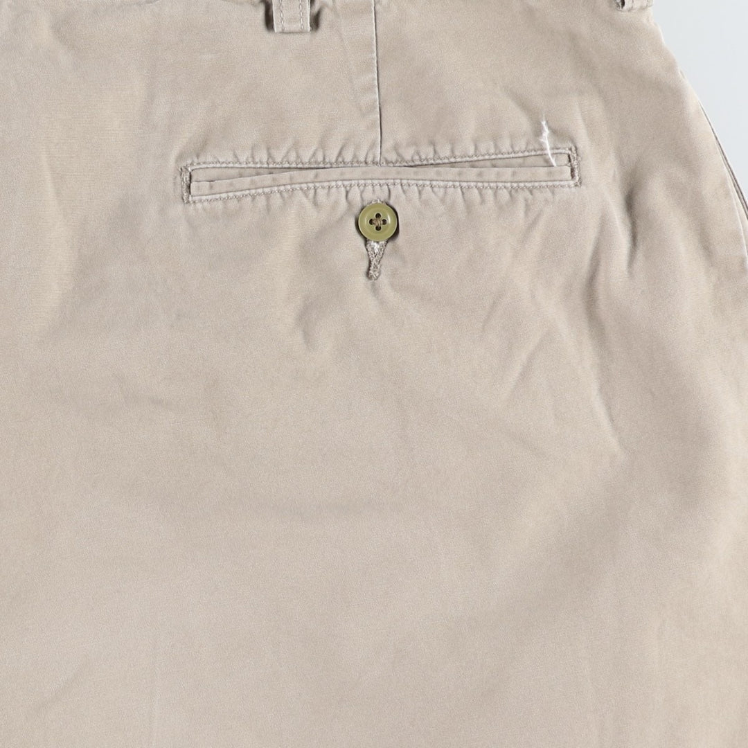 Ralph Lauren POLO by Ralph Lauren Two-pleat Chino Shorts Shorts Men's W35 equivalent cotton Beige type Vintage Second Hand