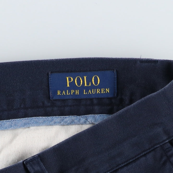 Ralph Lauren POLO RALPH LAUREN Chino Shorts Shorts Men's W36 equivalent cotton navy blue type Vintage Second Hand