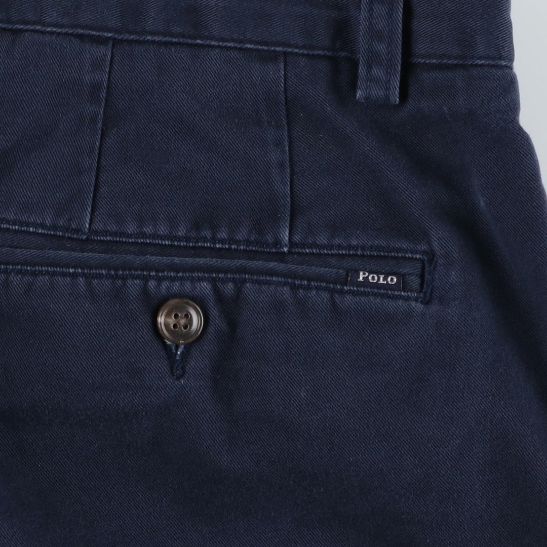 Ralph Lauren POLO RALPH LAUREN Chino Shorts Shorts Men's W36 equivalent cotton navy blue type Vintage Second Hand