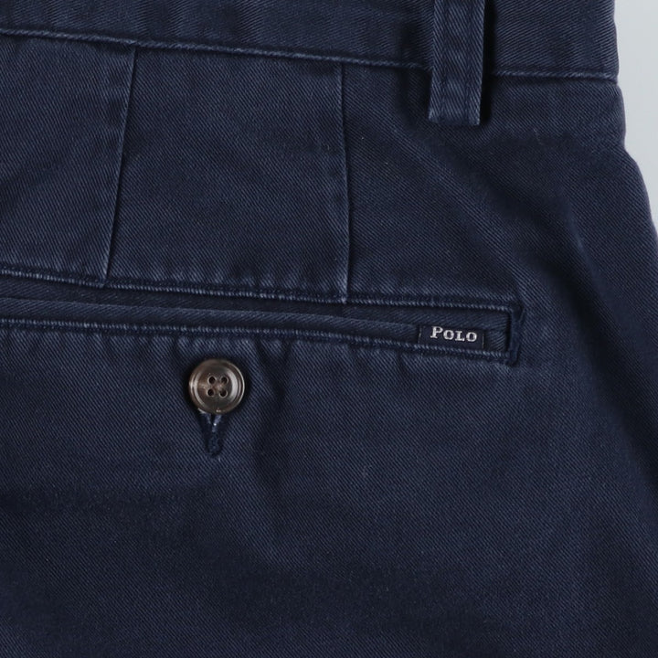 Ralph Lauren POLO RALPH LAUREN Chino Shorts Shorts Men's W36 equivalent cotton navy blue type Vintage Second Hand
