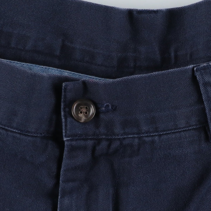 Ralph Lauren POLO RALPH LAUREN Chino Shorts Shorts Men's W36 equivalent cotton navy blue type Vintage Second Hand