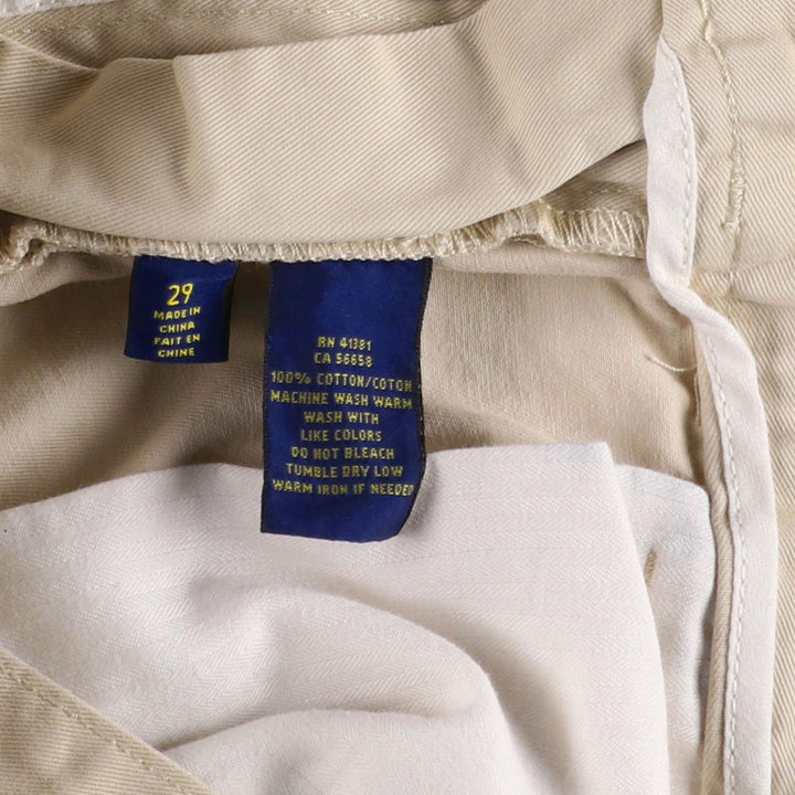 Ralph Lauren POLO RALPH LAUREN Chino Shorts Shorts Men's W30 equivalent cotton Beige type Vintage Second Hand