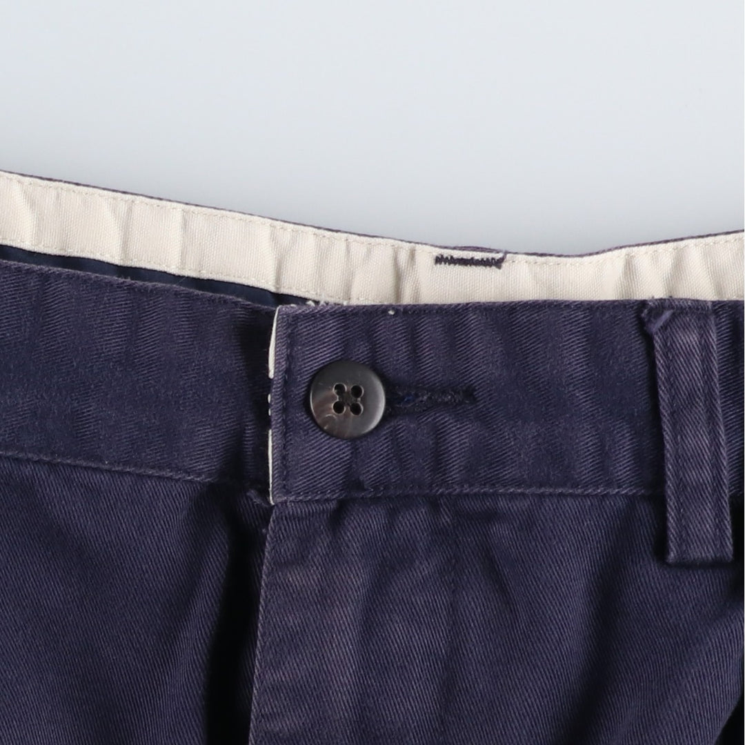 Ralph Lauren Polo Ralph Lauren Chino Shorts, Men's Size W34 (approx.) cotton navy blue type Vintage Second Hand