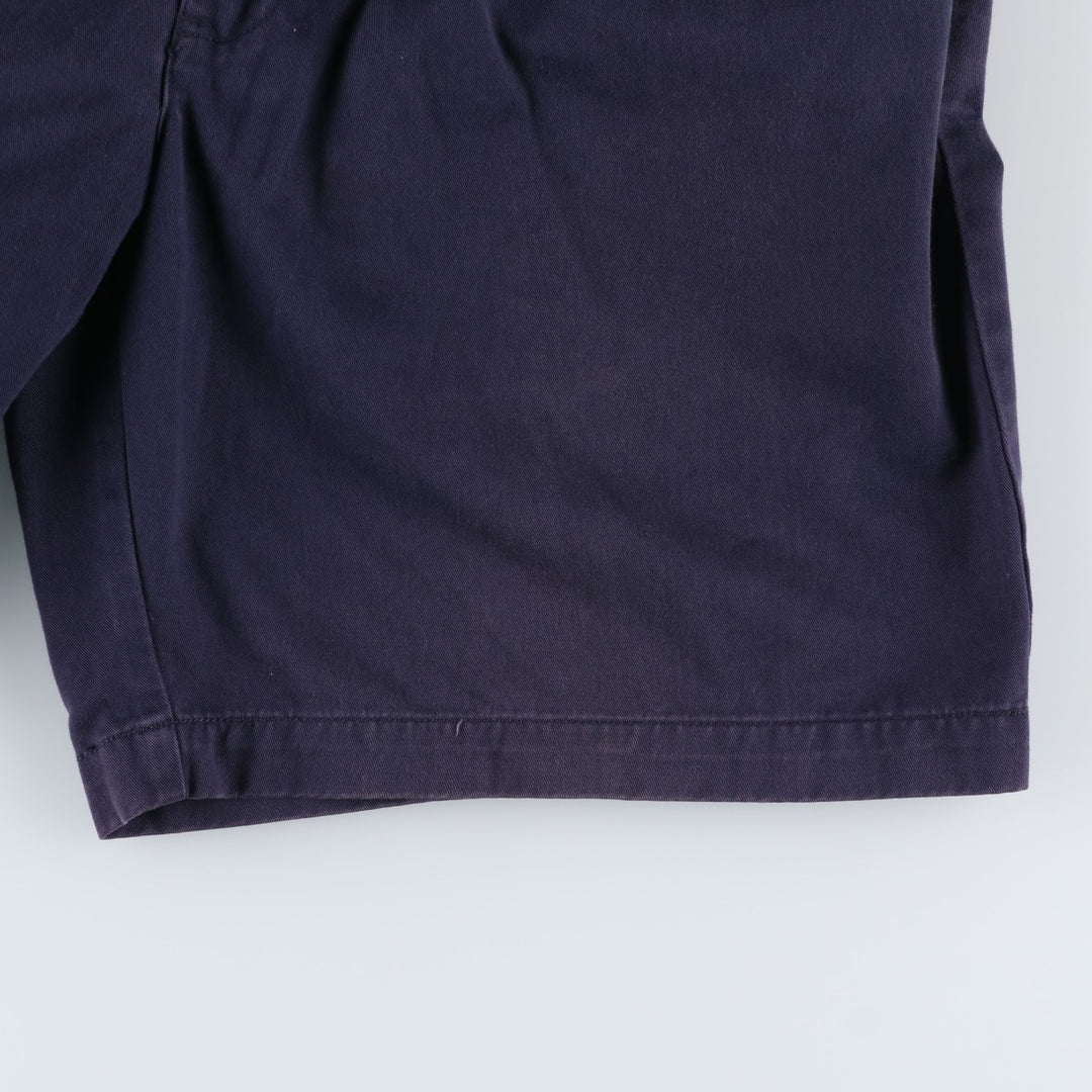 Ralph Lauren Polo Ralph Lauren Chino Shorts, Men's Size W34 (approx.) cotton navy blue type Vintage Second Hand