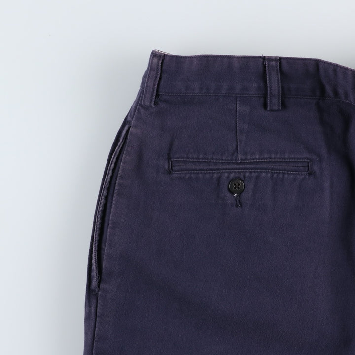 Ralph Lauren Polo Ralph Lauren Chino Shorts, Men's Size W34 (approx.) cotton navy blue type Vintage Second Hand