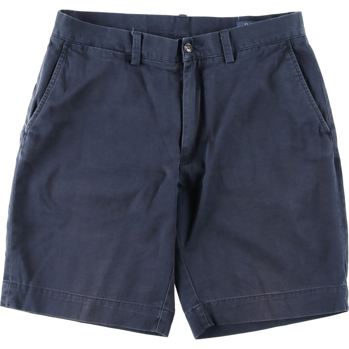 Ralph Lauren POLO RALPH LAUREN CLASSIC FIT Chino Shorts Shorts Men's W32 equivalent cotton navy blue type Vintage Second Hand