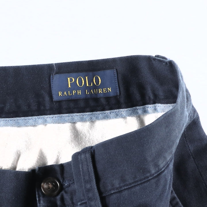 Ralph Lauren POLO RALPH LAUREN CLASSIC FIT Chino Shorts Shorts Men's W32 equivalent cotton navy blue type Vintage Second Hand