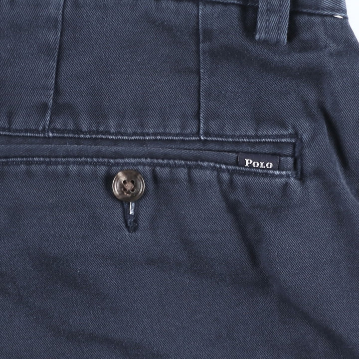 Ralph Lauren POLO RALPH LAUREN CLASSIC FIT Chino Shorts Shorts Men's W32 equivalent cotton navy blue type Vintage Second Hand