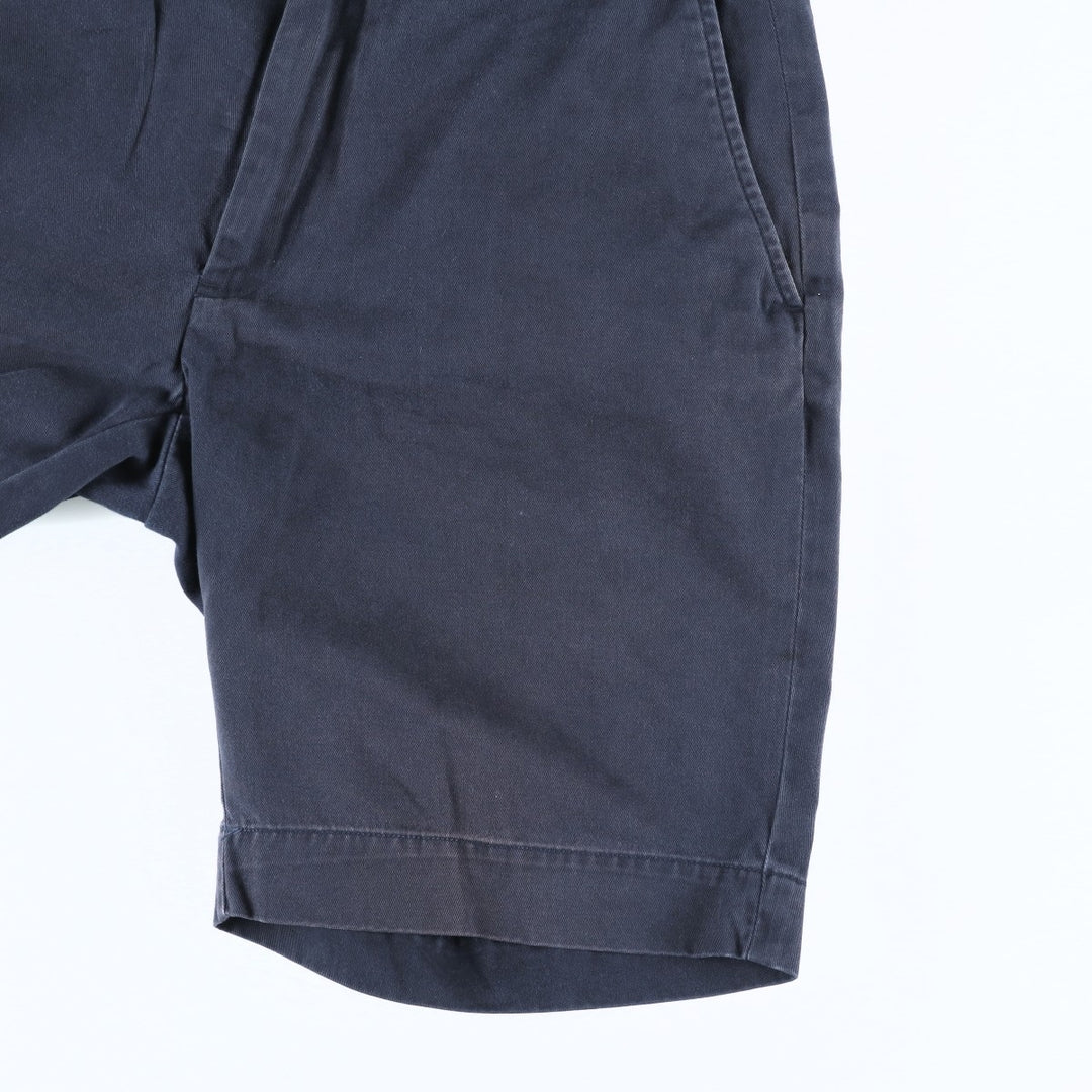 Ralph Lauren POLO RALPH LAUREN CLASSIC FIT Chino Shorts Shorts Men's W32 equivalent cotton navy blue type Vintage Second Hand