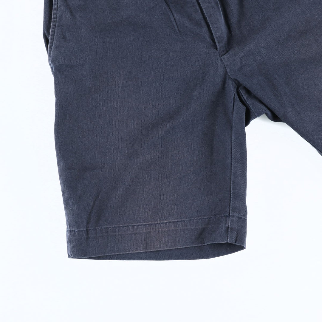 Ralph Lauren POLO RALPH LAUREN CLASSIC FIT Chino Shorts Shorts Men's W32 equivalent cotton navy blue type Vintage Second Hand