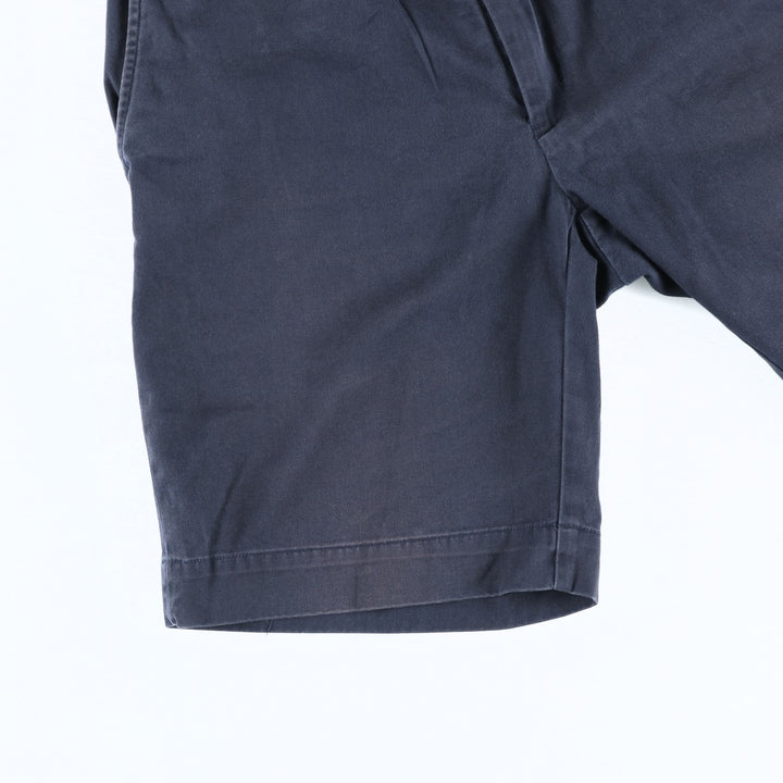 Ralph Lauren POLO RALPH LAUREN CLASSIC FIT Chino Shorts Shorts Men's W32 equivalent cotton navy blue type Vintage Second Hand