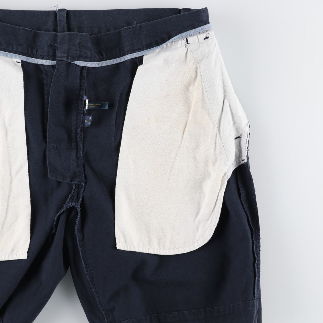 Ralph Lauren POLO RALPH LAUREN CLASSIC FIT Chino Shorts Shorts Men's W32 equivalent cotton navy blue type Vintage Second Hand