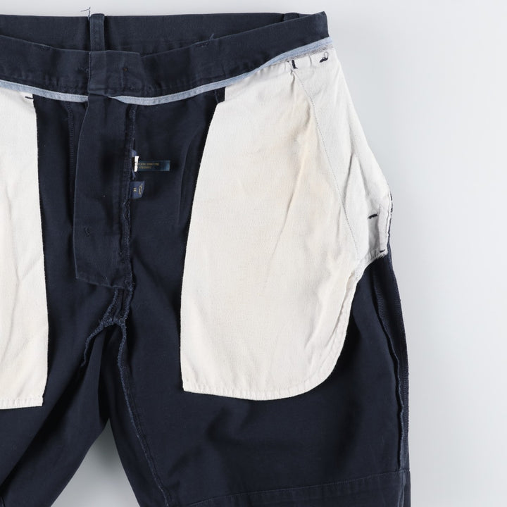 Ralph Lauren POLO RALPH LAUREN CLASSIC FIT Chino Shorts Shorts Men's W32 equivalent cotton navy blue type Vintage Second Hand