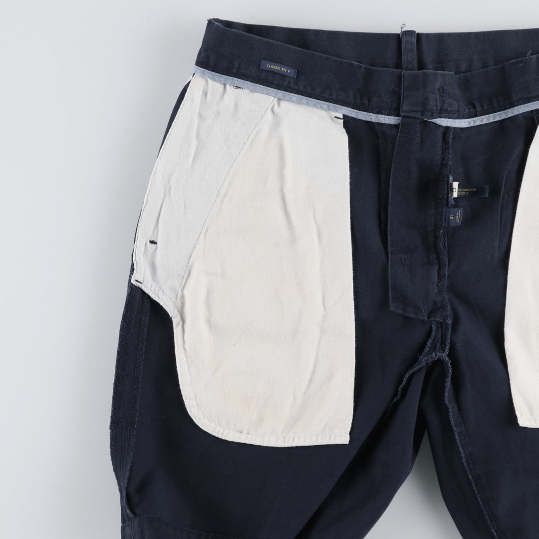 Ralph Lauren POLO RALPH LAUREN CLASSIC FIT Chino Shorts Shorts Men's W32 equivalent cotton navy blue type Vintage Second Hand