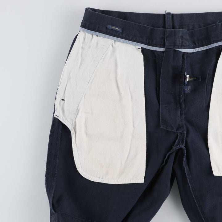Ralph Lauren POLO RALPH LAUREN CLASSIC FIT Chino Shorts Shorts Men's W32 equivalent cotton navy blue type Vintage Second Hand