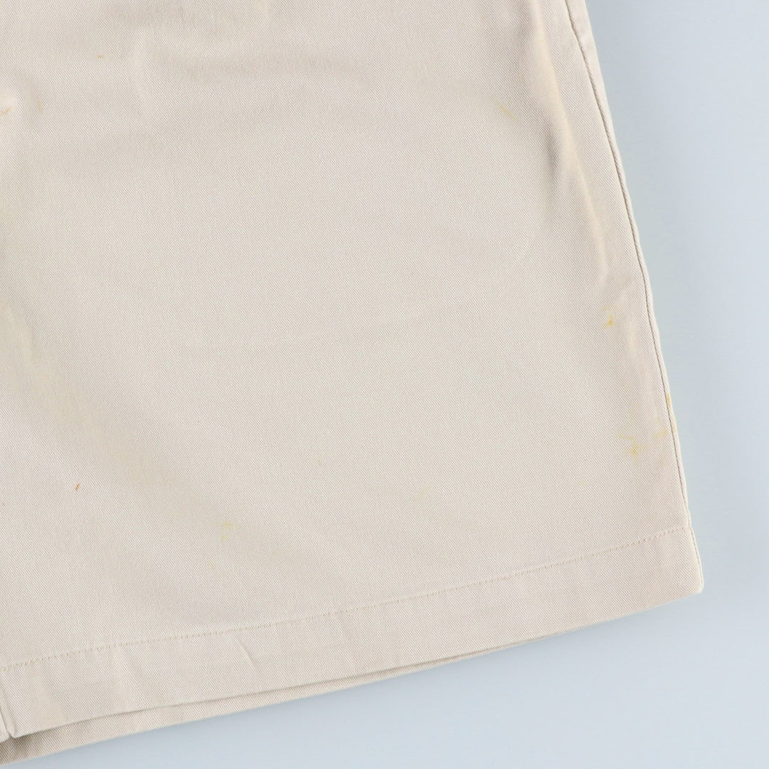Ralph Lauren Polo Ralph Lauren Two-pleat Chino Shorts, Men's, Size W35 cotton Beige type Vintage Second Hand