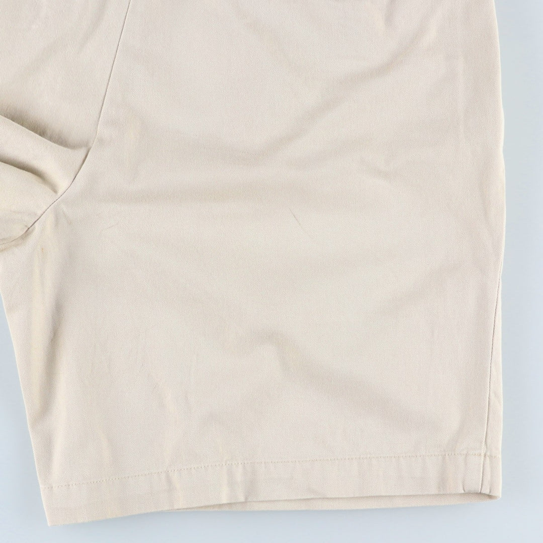 Ralph Lauren Polo Ralph Lauren Two-pleat Chino Shorts, Men's, Size W35 cotton Beige type Vintage Second Hand