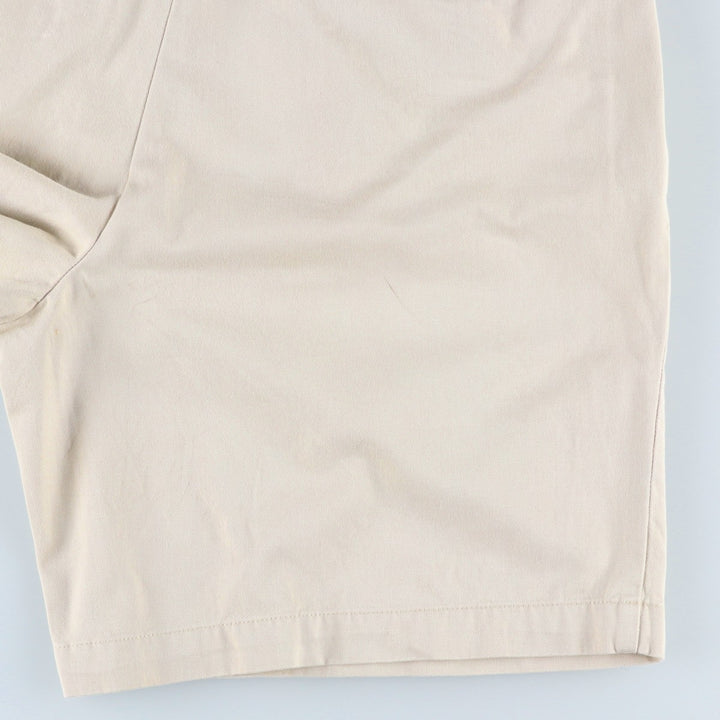 Ralph Lauren Polo Ralph Lauren Two-pleat Chino Shorts, Men's, Size W35 cotton Beige type Vintage Second Hand