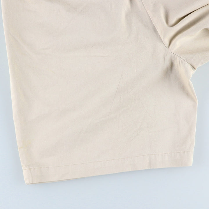 Ralph Lauren Polo Ralph Lauren Two-pleat Chino Shorts, Men's, Size W35 cotton Beige type Vintage Second Hand
