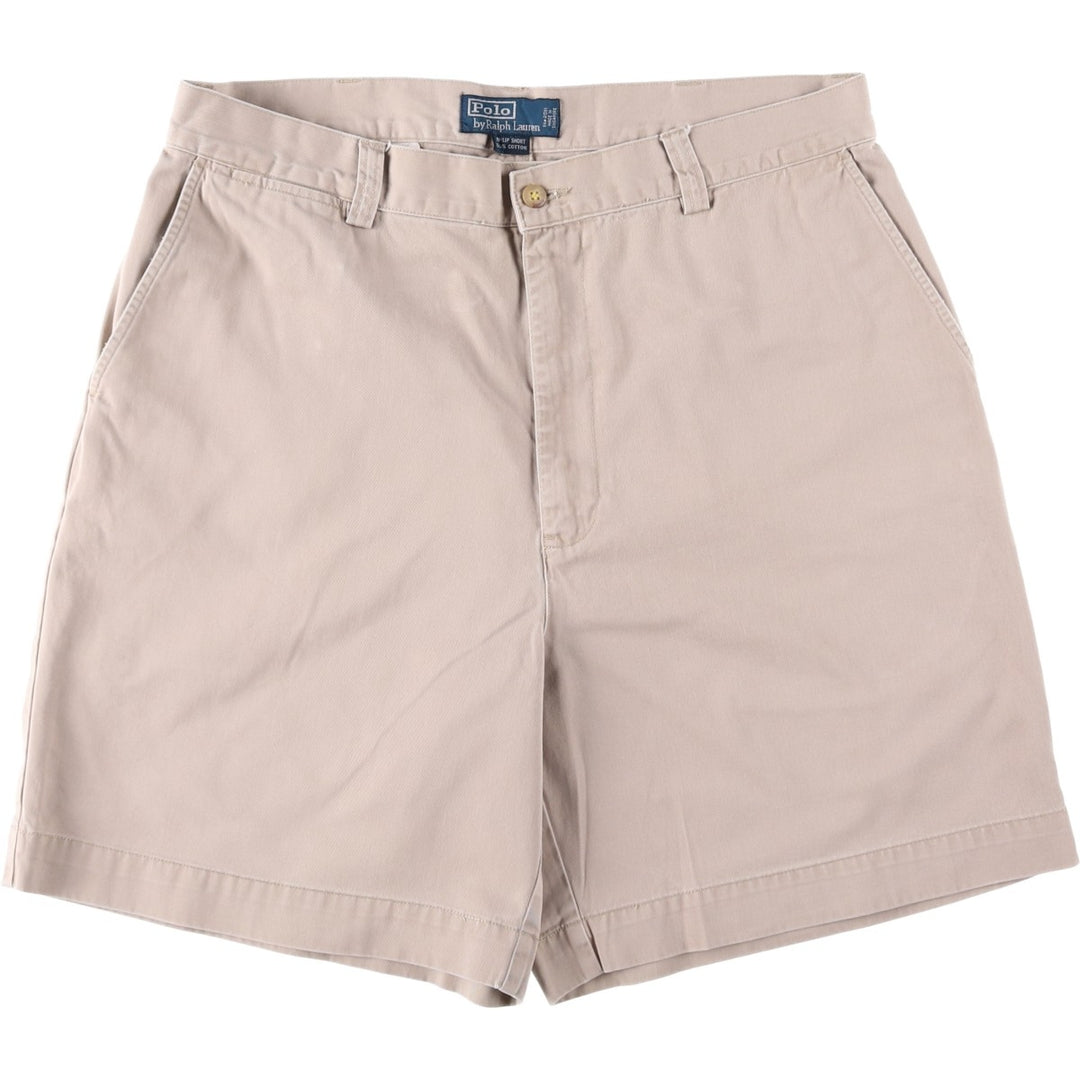 Ralph Lauren POLO by Ralph Lauren PHILIP SHORT Chino Shorts, Men's Size W36 cotton Beige type Vintage Second Hand