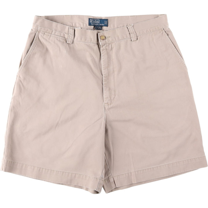 Ralph Lauren POLO by Ralph Lauren PHILIP SHORT Chino Shorts, Men's Size W36 cotton Beige type Vintage Second Hand