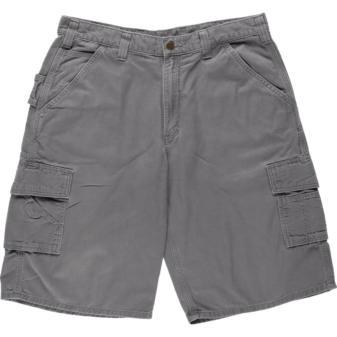 Carhartt Cargo Shorts, Half Pants, Men's, W37 equivalent cotton gray type Vintage Second Hand