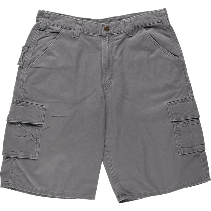 Carhartt Cargo Shorts, Half Pants, Men's, W37 equivalent cotton gray type Vintage Second Hand