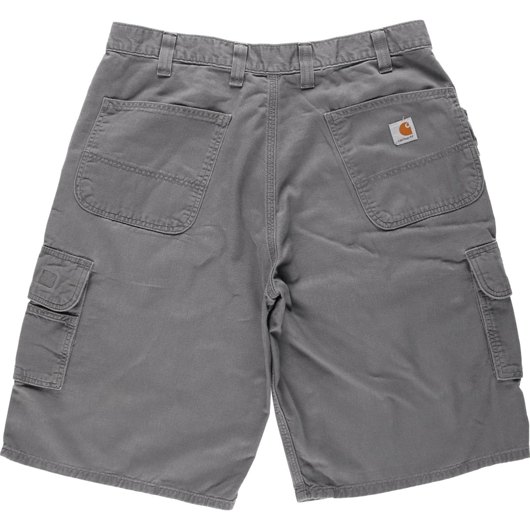 Carhartt Cargo Shorts, Half Pants, Men's, W37 equivalent cotton gray type Vintage Second Hand