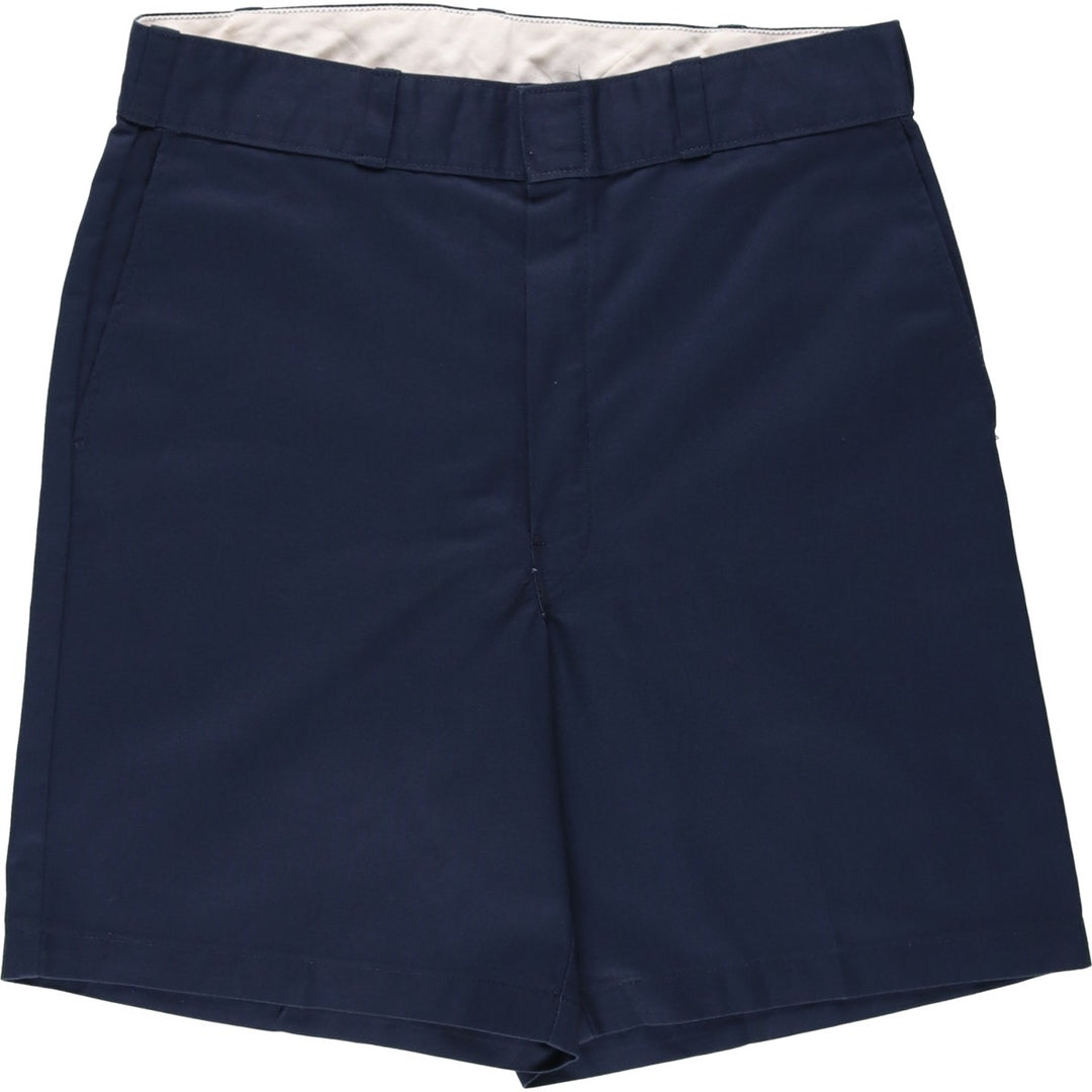 Dickies Work Shorts Shorts Men's W34 equivalent polyester navy blue type Vintage Second Hand