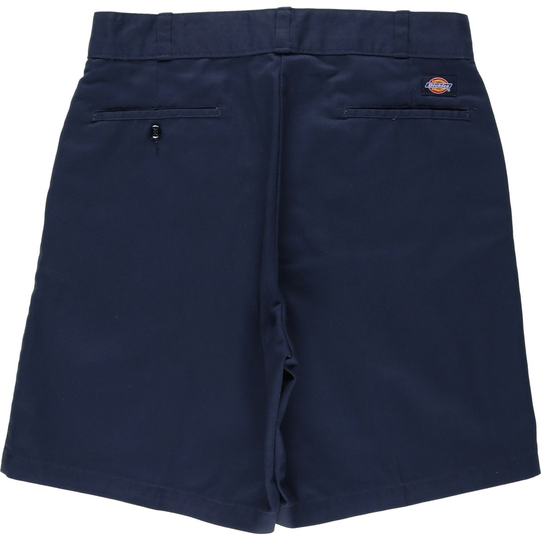 Dickies Work Shorts Shorts Men's W34 equivalent polyester navy blue type Vintage Second Hand