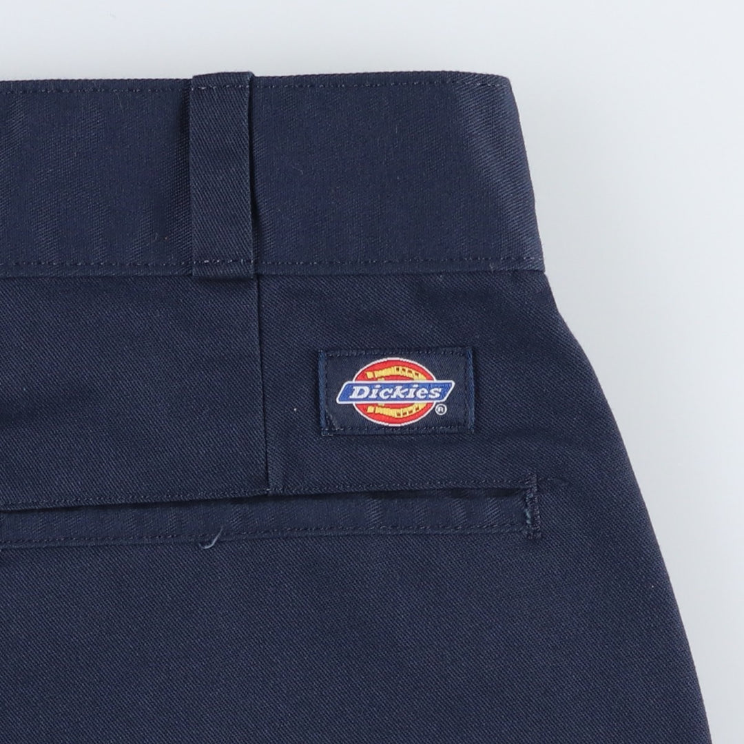 Dickies Work Shorts Shorts Men's W34 equivalent polyester navy blue type Vintage Second Hand