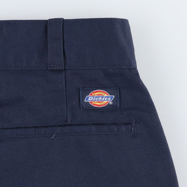 Dickies Work Shorts Shorts Men's W34 equivalent polyester navy blue type Vintage Second Hand
