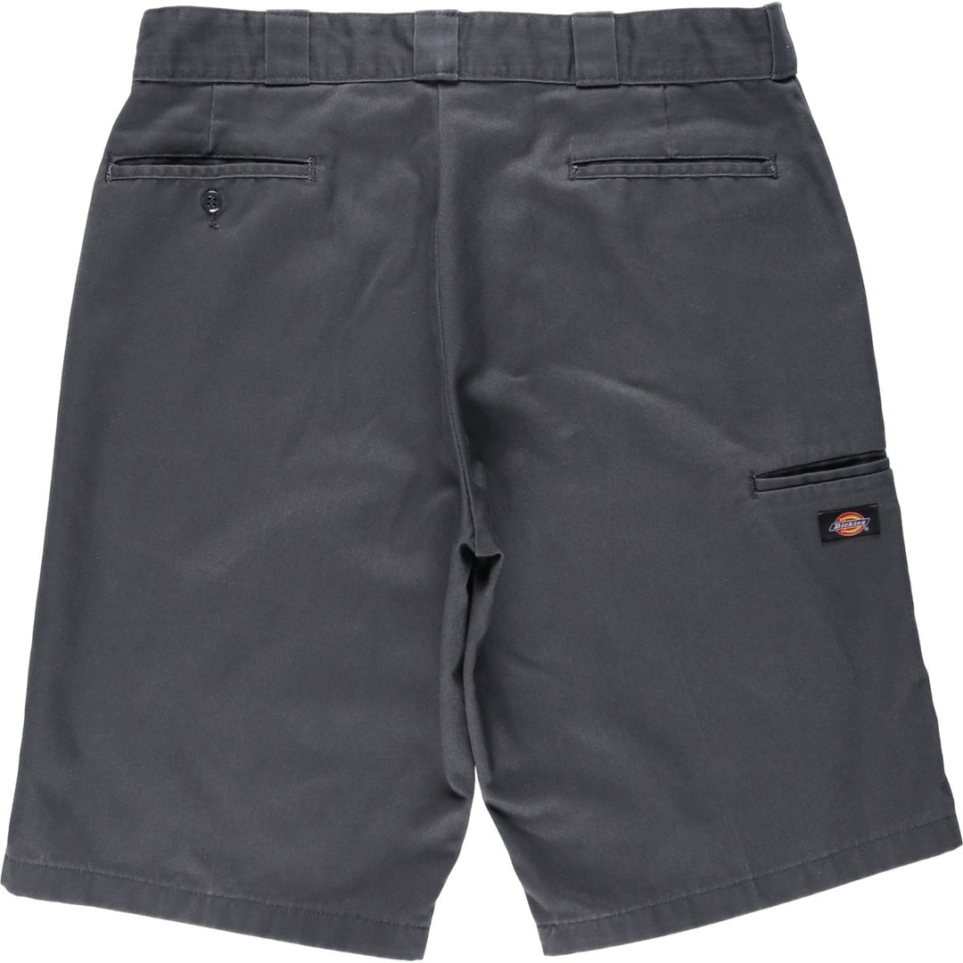 Dickies Relaxed Fit Work Shorts, Half Pants, Men's, W35 equivalent polyester Charcoal Vintage Second Hand