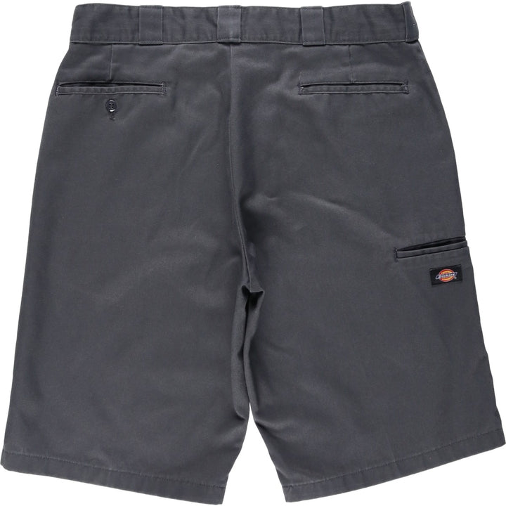 Dickies Relaxed Fit Work Shorts, Half Pants, Men's, W35 equivalent polyester Charcoal Vintage Second Hand