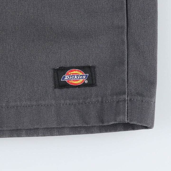 Dickies Relaxed Fit Work Shorts, Half Pants, Men's, W35 equivalent polyester Charcoal Vintage Second Hand