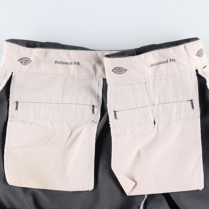Dickies Relaxed Fit Work Shorts, Half Pants, Men's, W35 equivalent polyester Charcoal Vintage Second Hand