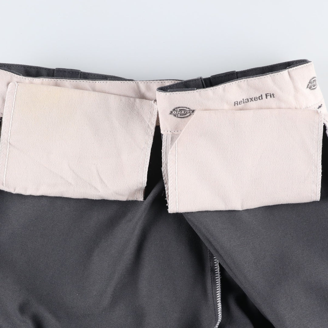 Dickies Relaxed Fit Work Shorts, Half Pants, Men's, W35 equivalent polyester Charcoal Vintage Second Hand