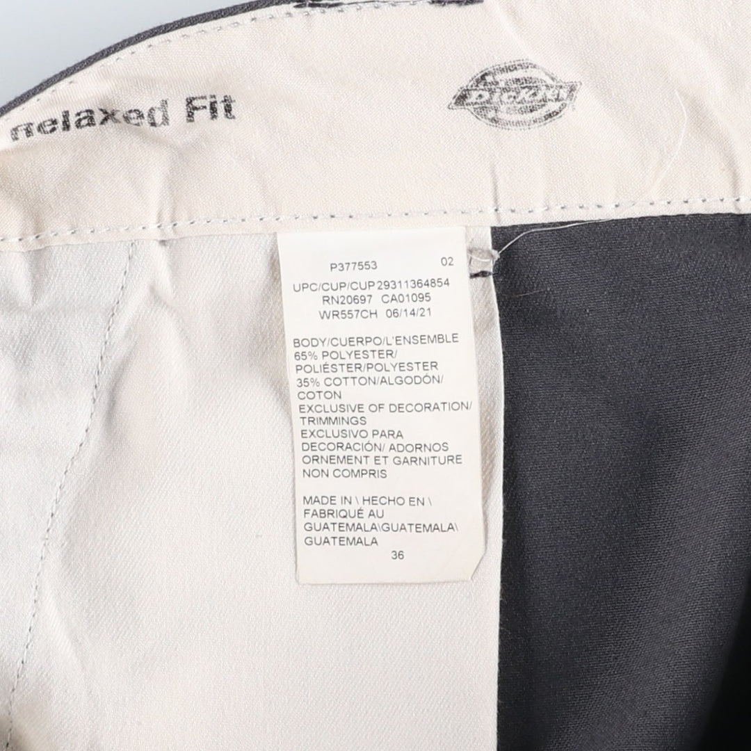 Dickies Relaxed Fit Cargo Shorts (Men's size W38) polyester gray type Vintage Second Hand