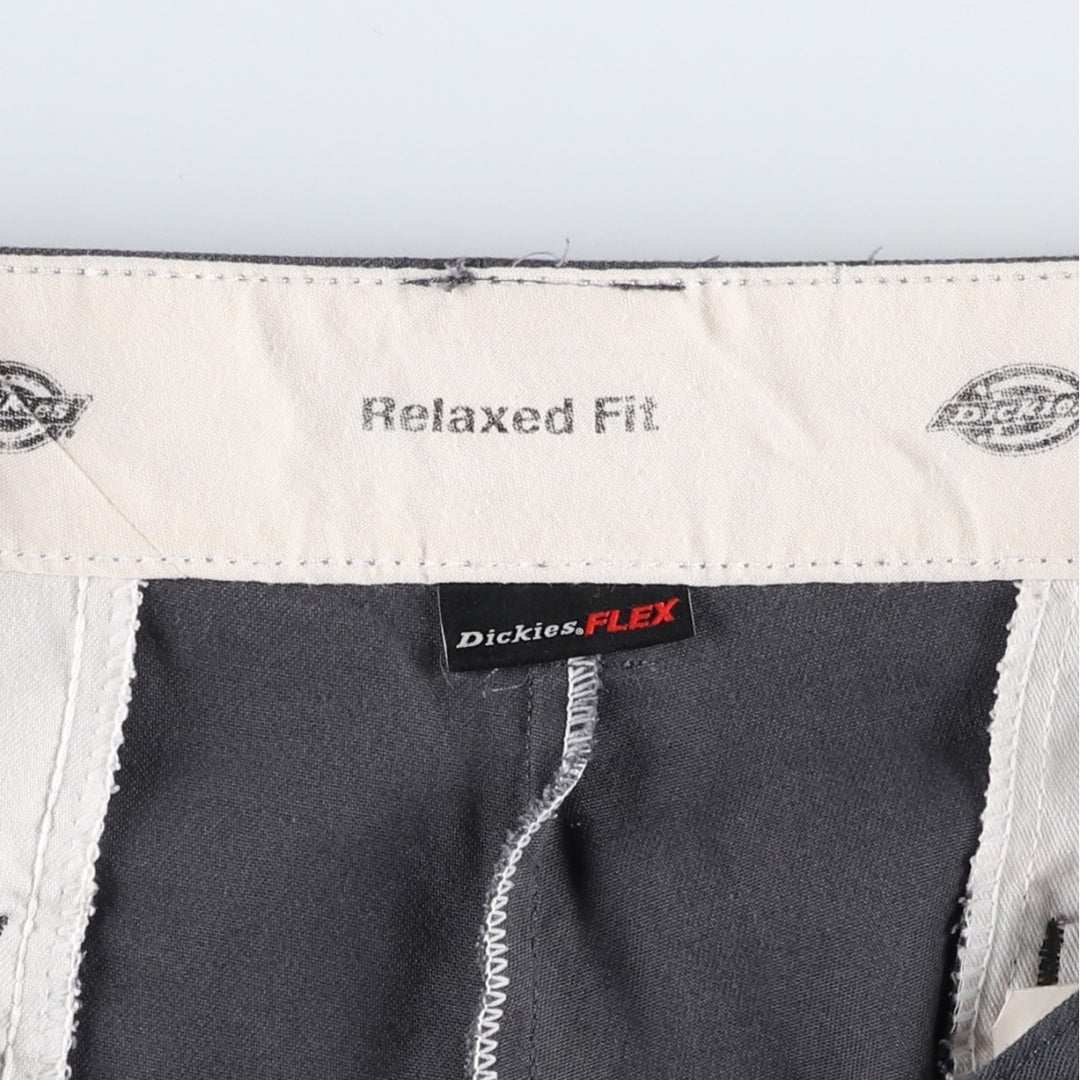 Dickies Relaxed Fit Cargo Shorts (Men's size W38) polyester gray type Vintage Second Hand