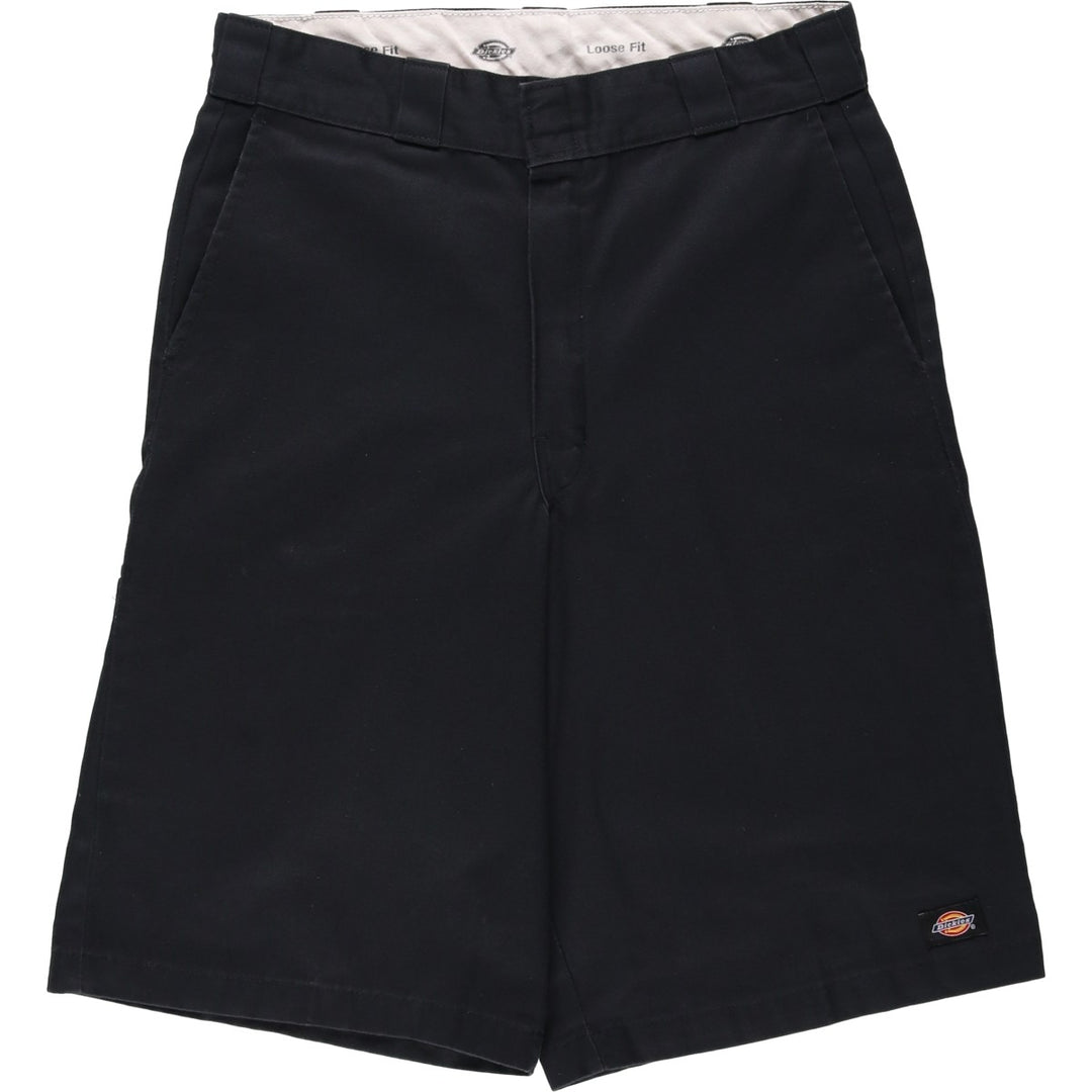 Dickies Loose Fit Work Shorts, Half Pants, Men's, W32 equivalent polyester black type Vintage Second Hand