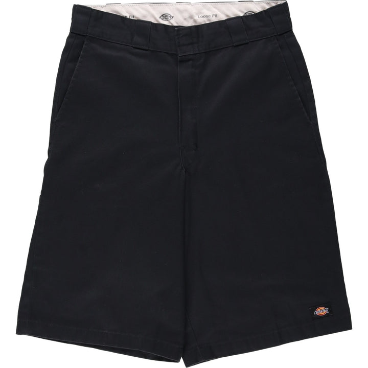 Dickies Loose Fit Work Shorts, Half Pants, Men's, W32 equivalent polyester black type Vintage Second Hand